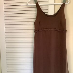 Elegant brown dress